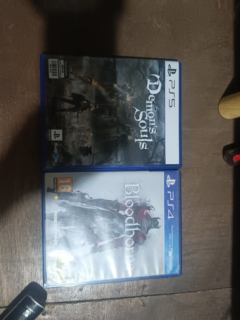 Demon Souls / Bloodborne (Category: PlayStation) located in Manila. Submitted by gaiusjohn (Listing ID 1465484429, Image 1). Description: Demon Souls PS5 Bloodborne PS4 exclusive in PlayStation 1500 bundle can also trade tondo.