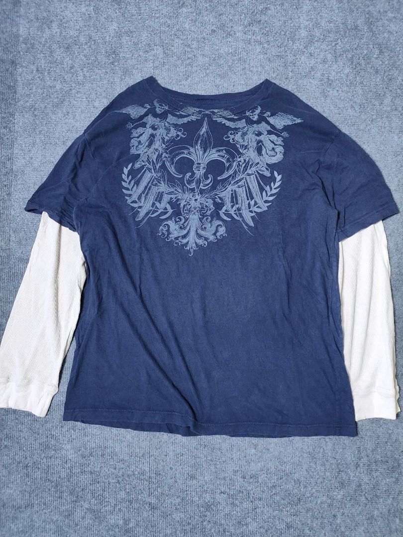 Destruction Faux Layered Long Sleeve (Category: Tshirts & Polo Shirts ) located in Gapan. Submitted by asupzkie (Listing ID 1465397843, Image 1). Description: #PTPADMINTHANKS FOR SALE Destruction Faux Layered Long Sleeve Dimes: 23x29 Color Rate 9.9/10 Excellent Like New Condition Pm For More Details and Picture Unlimited Vouch and Video Call Location: Nueva Ecija Pass Cop/Cod Courier: J&T.