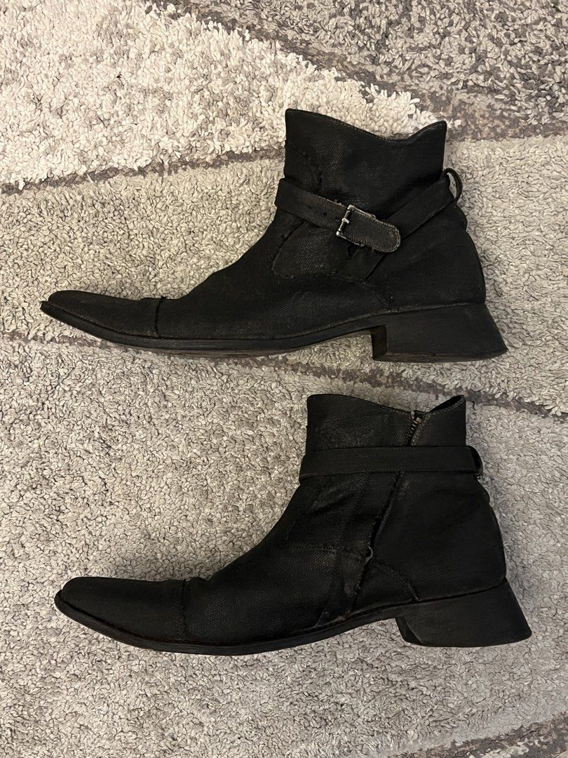 Dirge Archive Boots (Category: Dress Shoes) located in Muntinlupa City. Submitted by gr1moire (Listing ID 1465398074, Image 1). Description: super tuff dirge boots size 44 EU / size 11 US 3k nego open for trade to other shoes of the same size message me for additional pics or requests loc alabang.