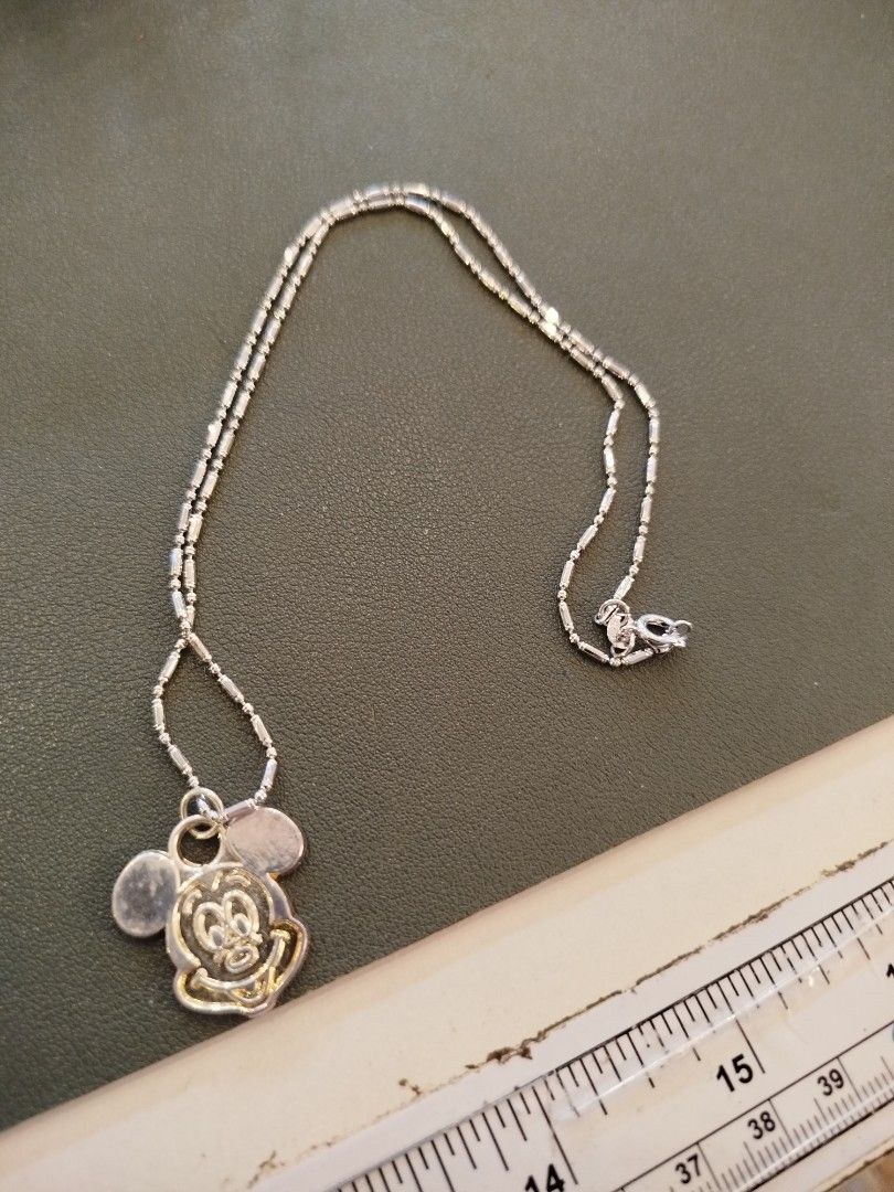 Disney Mickey mouse necklace (Category: Necklaces) located in Quezon City. Submitted by toys_r_here (Listing ID 1465454855, Image 1). Description: GOOD FOR GIFT AND COLLECTION as is po Good condition First to pay gets the item pa check nalng sa pic yun condition pm me for questions ship pwede lalamove or jnt qc and marikina area.