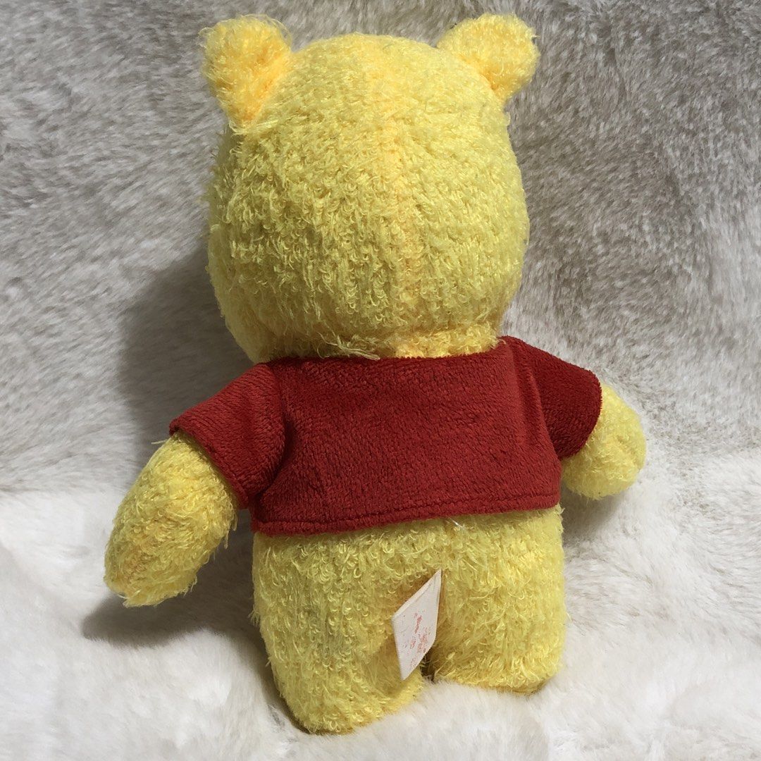 Disney Winnie the Pooh Plush (Category: Plushies & Soft Toys) located in Quezon City. Submitted by kitsune.treasures (Listing ID 1465494148, Image 3). Description: *First to pay policy! *1 day reservation only. Failure to pay on time, auto cancel. 📍Quezon City * MOD: J&T | Lalamove * MOP: GCASH | BPI 📦ON HAND AND READY TO SHIP! CONDITION: WHAT YOU SEE IS WHAT YOU GET. Dimensions: Kindly check the photos for the actual measurements. Please check