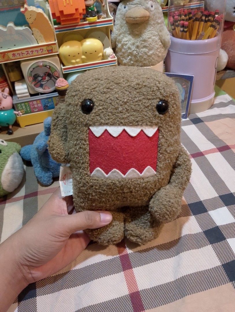Domo Plush (Category: Plushies & Soft Toys) located in Bulacan. Submitted by debur4_freenzy (Listing ID 1465511747, Image 1). Description: 🍀 FOR SALE DOMO PLUSH🍀 - Pre loved Domokun plush - With Eteketa - Good condition ( No issues ) - 8 inches M 380 MOP : Gcash MOD : J&T 📍Location : Santa Maria, Bulacan.