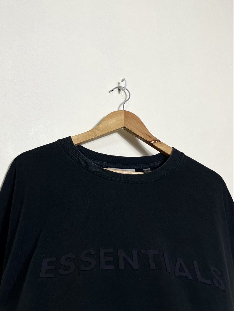 Essential Script Shirt (Category: Tshirts & Polo Shirts ) located in Malolos. Submitted by paulogalan77273 (Listing ID 1465503118, Image 3). Description: Essential Script Shirt - Condition: Good Color rate: 9.5/10 Size: Large Width: 24 Length: 30 - Location: Malolos Bulacan Courier: J&T / LALAMOVE/ LBC.