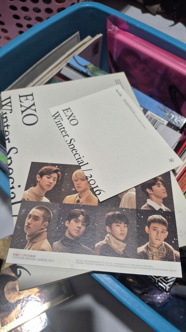 EXO WINTER 2016 ALBUM (Category: K-Wave Merchandise) located in Manila. Submitted by shadeysales (Listing ID 1465444482, Image 1). Description: Takeall: 'Wag na po tumawad sobrang mura na po 😊 Rfs: need money Lalamove/LBC: Shouldered by the buyer Meetup: Megamall, Shangri-la Mall, Guadalupe, Makati City Hall.