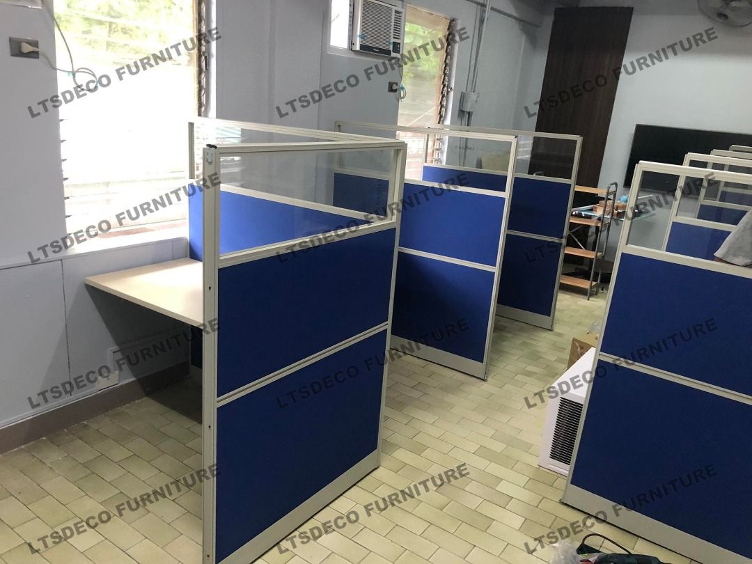 FABRIC WITH GLASS WORKSTATION CUBICLES OFFICE PARTITION (Category: Office Furniture & Fixtures) located in Quezon City. Submitted by gel.ltsdeco29 (Listing ID 1465397174, Image 3). Description: LTSDECO Home and Office Furniture Trading MANUFACTURER • FABRICATOR • SUPPLIER Looking for office furniture, modular partitions, workstations, or customized furniture? We can help! LTSDECO Home and Office Furniture Trading is a trusted manufacturer, fabric