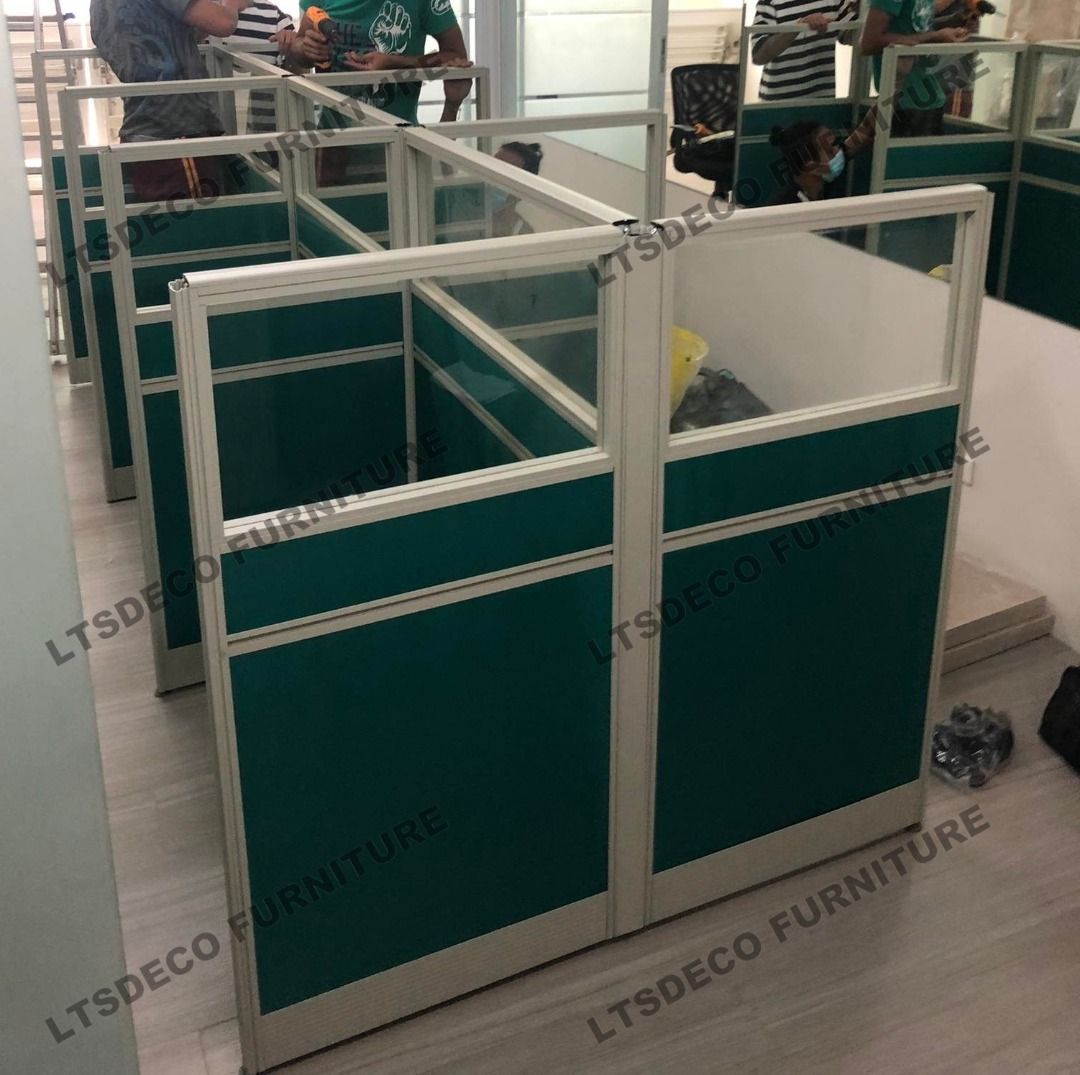 FABRIC WITH GLASS WORKSTATION CUBICLES OFFICE PARTITION (Category: Office Furniture & Fixtures) located in Quezon City. Submitted by gel.ltsdeco29 (Listing ID 1465436761, Image 2). Description: LTSDECO Home and Office Furniture Trading MANUFACTURER • FABRICATOR • SUPPLIER Looking for office furniture, modular partitions, workstations, or customized furniture? We can help! LTSDECO Home and Office Furniture Trading is a trusted manufacturer, fabric