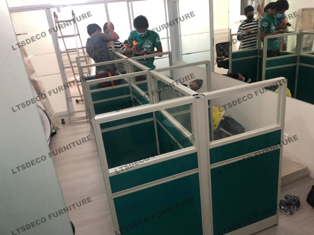 FABRIC WITH GLASS WORKSTATION CUBICLES OFFICE PARTITION (Category: Office Furniture & Fixtures) located in Quezon City. Submitted by gel.ltsdeco29 (Listing ID 1465436761, Image 1). Description: LTSDECO Home and Office Furniture Trading MANUFACTURER • FABRICATOR • SUPPLIER Looking for office furniture, modular partitions, workstations, or customized furniture? We can help! LTSDECO Home and Office Furniture Trading is a trusted manufacturer, fabric