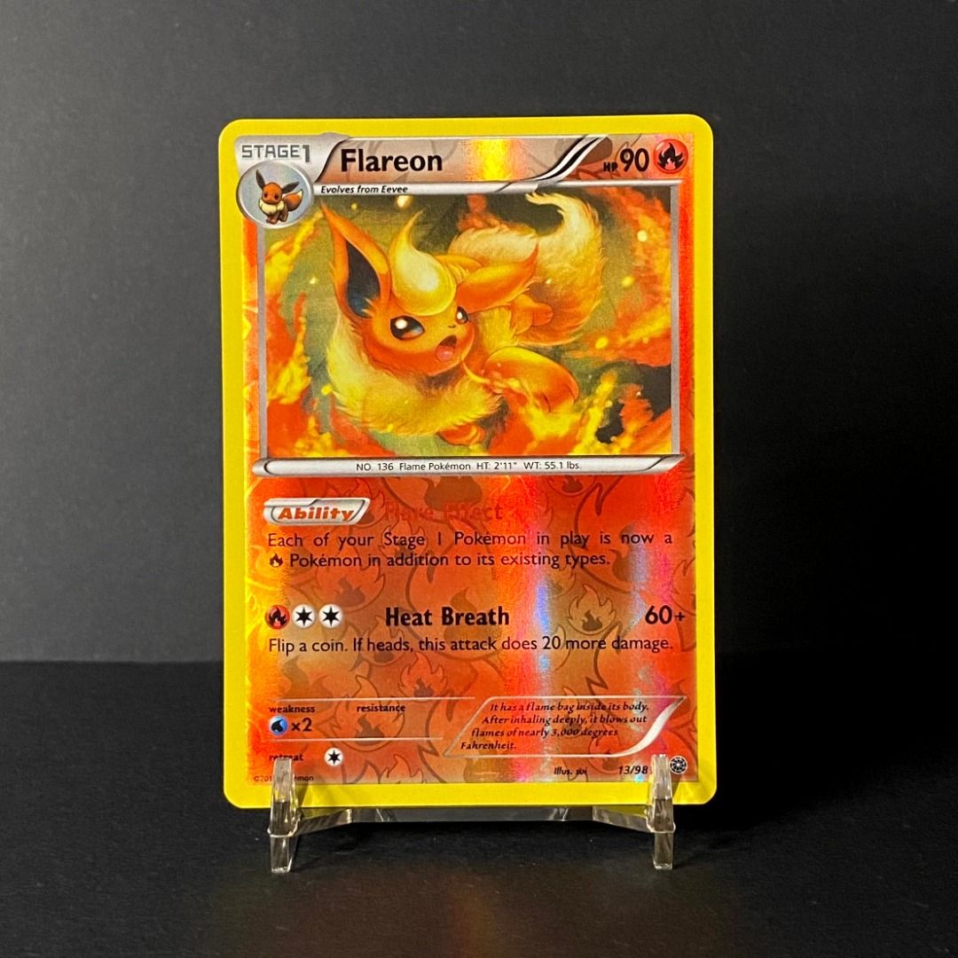 Flareon 13/38 Rare (Category: Raw Singles) located in Pasig City. Submitted by precycled_ (Listing ID 1465453179, Image 1). Description: Condition : NM-LP . . . ‼️BUY AT YOUR OWN RISK ❗Payment First Basis 📌Be 100% SURE before submitting the form 📌1 DAY Reservation ONLY! ❌No Pick-up / No Meet up ❌No RETURN / EXCHANGE ❌No RUSH ❌No CANCELLATIONS ❌Don't BUY our products if you are flaw conscious ⚠️Seller is NOT liable for any damage or loss during 