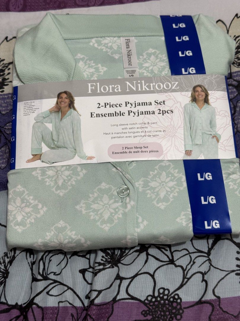 Flora Nikrooz 2pc pyjama set (Category: Announcements) located in Quezon City. Submitted by branded_jo (Listing ID 1465491565, Image 1). Description: Original Flora Nikrooz 2pc pyjama set Color mint green Large size Brand new Bought in Canada Lalamove ready.