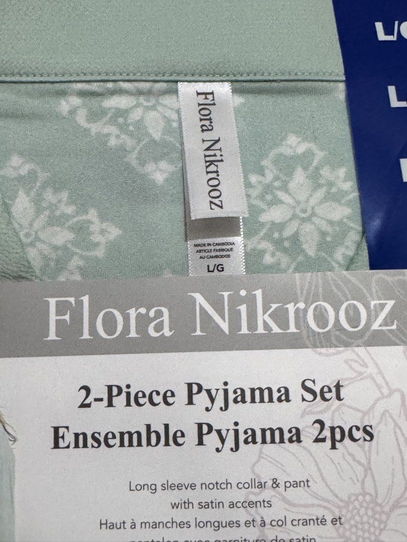Flora Nikrooz 2pc pyjama set (Category: Announcements) located in Quezon City. Submitted by branded_jo (Listing ID 1465491565, Image 3). Description: Original Flora Nikrooz 2pc pyjama set Color mint green Large size Brand new Bought in Canada Lalamove ready.