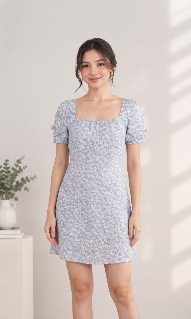 Floral Maternity Dress (Category: Dresses) located in Nabua. Submitted by prlvdthgss (Listing ID 1465507666, Image 1). Description: The first photo is AI-generated ✨ RFS:Decluttering 💖 Large on tag 🏷️ Bought this as my maternity dress pero pwede naman ito kahit hindi ka buntis 🥰 Price+sf Gcash/Maribank 📍camsur, bicol .