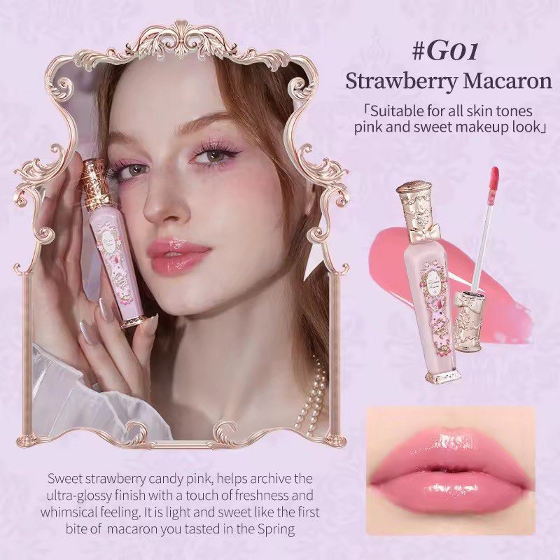 Flower Knows Strawberry Rococo Lip Gloss (Category: Makeup) located in Quezon City. Submitted by beaxcoreene. (Listing ID 1465417855, Image 2). Description: Shade : #G01 Strawberry Macaron MOD: Lalamove / JNT MOP: Gcash Location: Quezon City, North Caloocan - 100% authentic flower knows - brand new and sealed - never been used/swatched - price is fixed! - pm me for more details and pics.