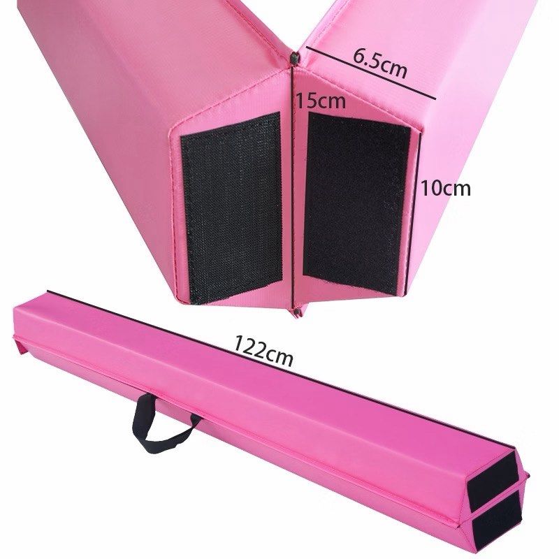 Foldable gymnastics balance beam in mint green (Category: Toning & Stretching Accessories) located in Quezon City. Submitted by mnxcabugs (Listing ID 1465394161, Image 2). Description: - Color: Mint green with black carrying handles - Material: Sturdy, supportive foam with a comfortable padded surface - Design: Sits flat on the floor for safety during practice - Convenience: Folds in the middle for quick and easy storage - Ideal For: Kids practic