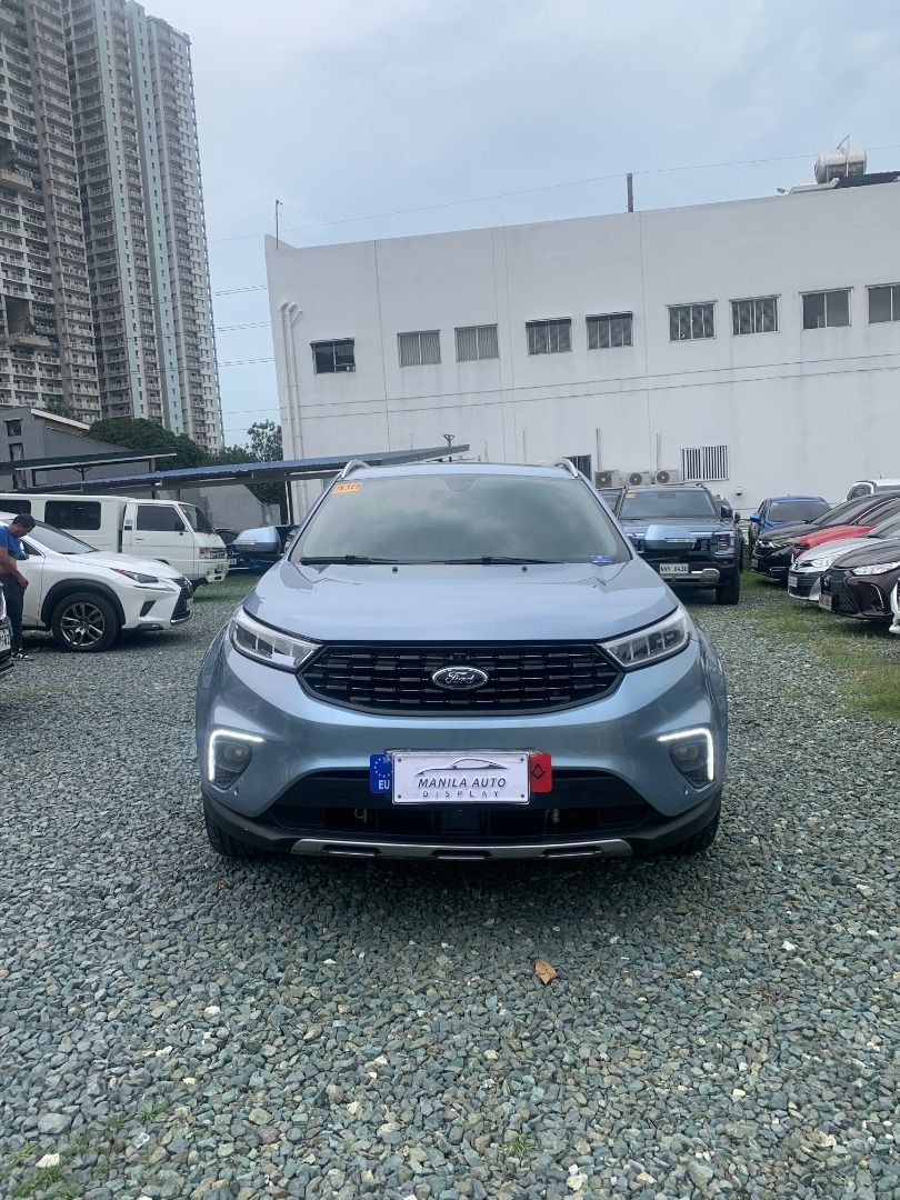 Ford Territory Titanium 1.5L Auto (Category: Used Cars) located in Pasig City. Submitted by pureocean-057512 (Listing ID 1465452643, Image 1). Description: 2022 FORD TERRITORY TITANIUM AUTOMATIC TRANSMISSION Downpayment: ₱163,500 ✅ ZERO PROCESSING UNTIL OCT 17 ONLY ✅ ⚠️5 SLOTS LEFT ONLY⚠️ Metallic Blue 7 ending plate 54tkms mileage Automatic Transmission Leather Seats W/ Sunroof 10" Touchscreen Display Quad LED Headlights LED Daytime Running Ligh