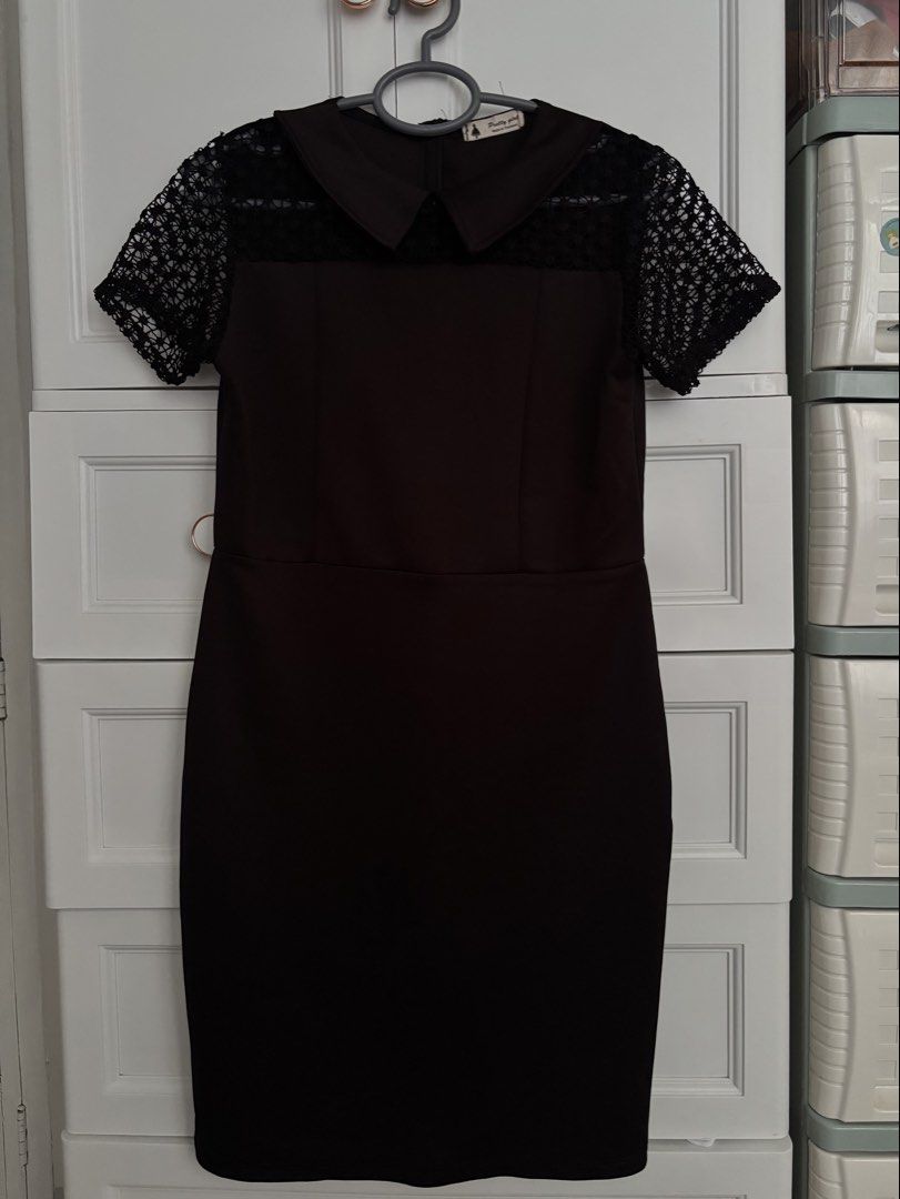 Formal Black Dress (Category: Dresses) located in Nabua. Submitted by prlvdthgss (Listing ID 1465497019, Image 2). Description: The first photo is AI-generated ✨ Personal Preloved 💖 RFS: Hindi na kasya. Ang ganda din nito when worn. Pwede din sa mga formal event. Can fit to small. No discoloration, sa lighting lang yan. Black na black ang color. Price+sf Gcash/Maribank 📍camsur, bicol .