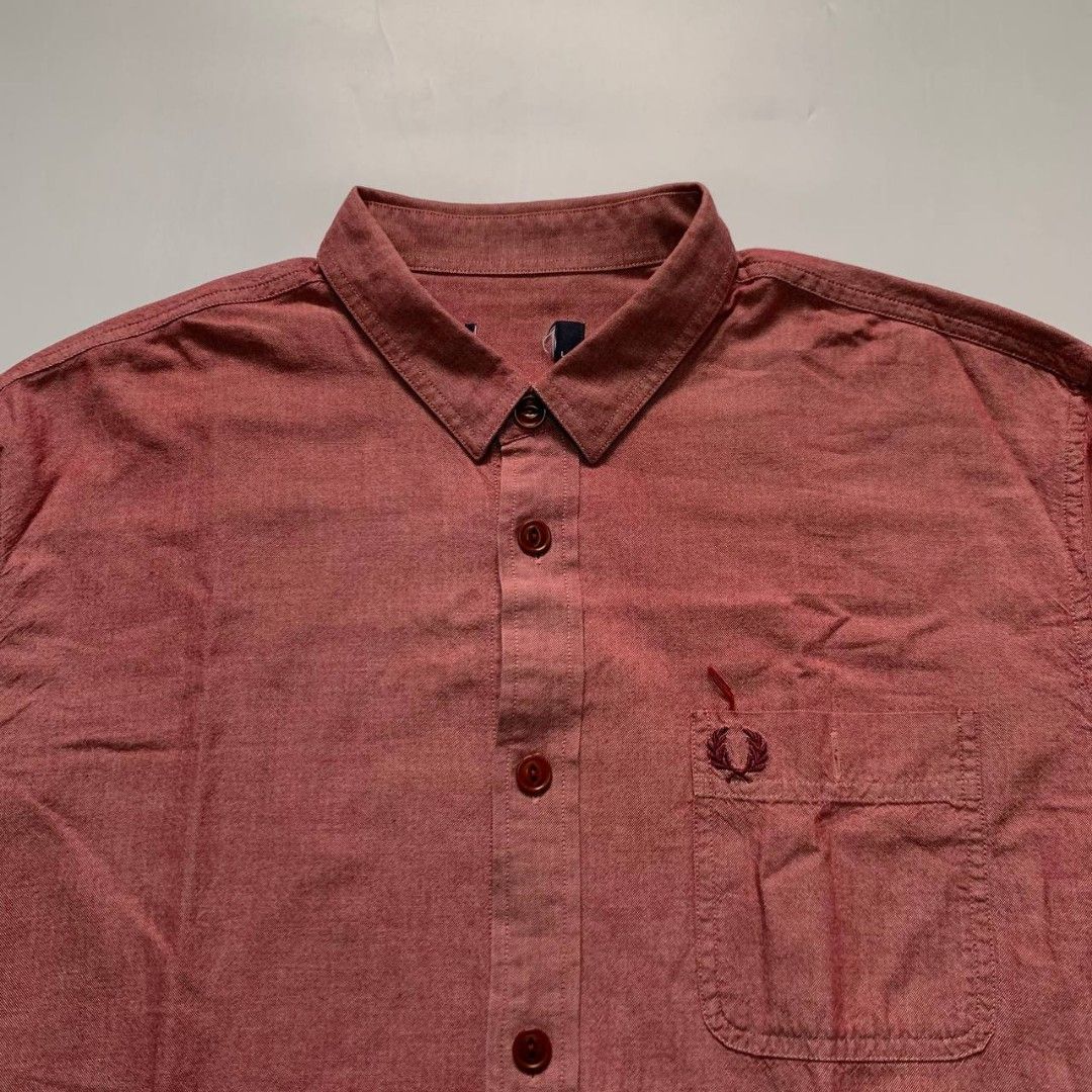 FRED PERRY POLO (ROSE PINK) (Category: Tshirts & Polo Shirts ) located in Puerto Princesa. Submitted by terrificgarments (Listing ID 1465076275, Image 2). Description: FRED PERRY POLO (ROSE PINK) ₱650 + Shipping fee Size L on Tag Width: 22.5 Length: 29.5 Issue: Missing 1 button, cut tags Excellent condition 📌 COLOR MAY VARY DUE TO LIGHTING 📌 ALREADY WASHED 📌 Payment First 📌 No COD 📌 Courier: J&T.