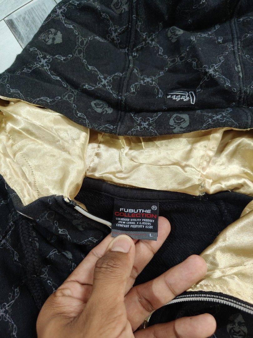 FUBU Y2K AOP (Category: Hoodies) located in Tacurong. Submitted by groovyf1nds (Listing ID 1465406857, Image 3). Description: FUBU Y2K AOP Condition: Excellent Color rate: 10/10 Size: Large Dimes: 21.5 width, 27 length.