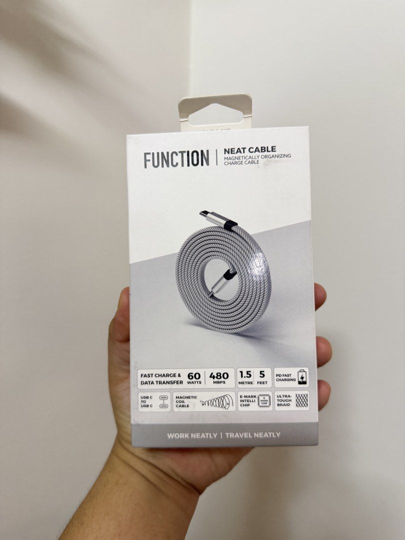 Function Neat Data Cable 1.5M (Category: Other Mobile & Gadget Accessories) located in Pasig City. Submitted by ruffajai24 (Listing ID 1465406800, Image 1). Description: Bnew selling for 1k plus sf .