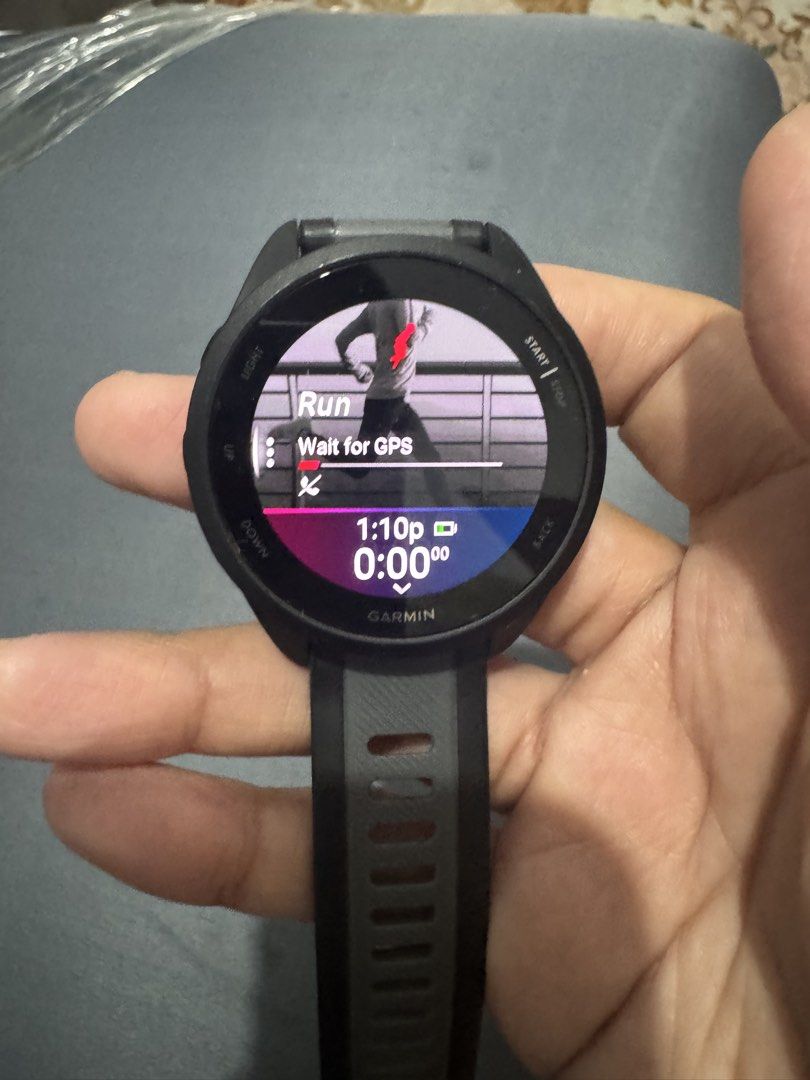 Garmin 165 (Category: Wearables & Smart Watches) located in Quezon City. Submitted by legallyyours02 (Listing ID 1465418792, Image 1). Description: With free unopened protector With box Purchased last year but barely used 99% smooth.