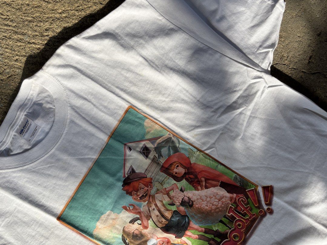 Gildan Crewneck Shirt (Category: Tshirts & Polo Shirts ) located in Calauan. Submitted by charles50266 (Listing ID 1465477278, Image 2). Description: Gildan Crewneck t-shirt Little Red Riding Hood XL on tag 🍃width : 24 🍃length: 30 ₱299.