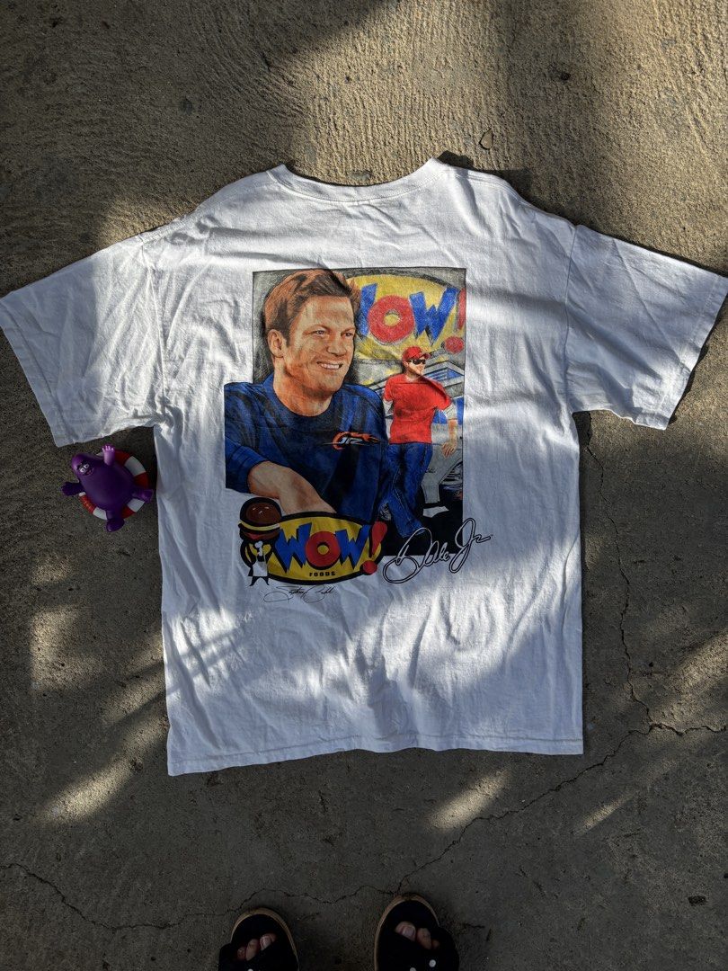 Gildan Shirt (Category: Tshirts & Polo Shirts ) located in Calauan. Submitted by charles50266 (Listing ID 1465478072, Image 1). Description: Gildan Dale Earnhardt Jr. “WOW! Foods” NASCAR shirt Large on tag ♻️width : 22 ♻️length: 30 ₱349.