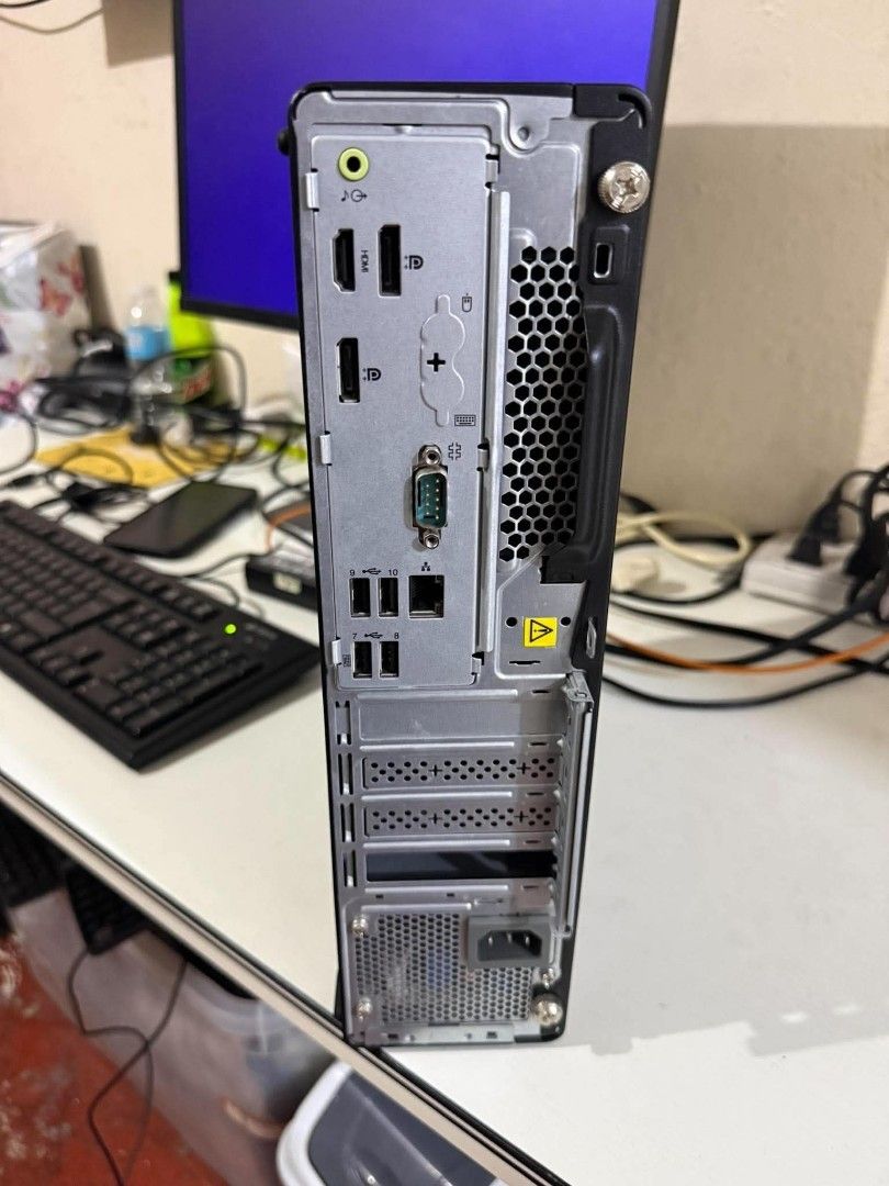 Good as new thinkcentre m70s (Category: Desktops) located in Manila. Submitted by happyearth.953a15 (Listing ID 1465532427, Image 2). Description: Good as new thinkcentre m70s I5 10th gen Intel UHD Graphics 630 16gb ram 256gb ssd Windows 11 pro OS Unit with power cord 💸💸 13,500 Location: San Andres bukid manila Pick up or deliver cod.