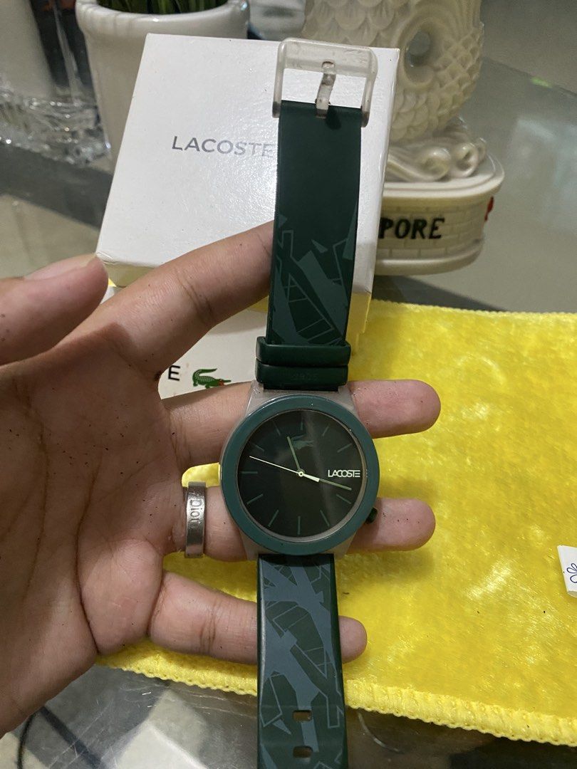 green Lacoste 2010932 Motion analog wristwatch (Category: Women's Watches) located in Tarlac. Submitted by nate4stuffs (Listing ID 1465403265, Image 3). Description: bought in usa, excellent condition .