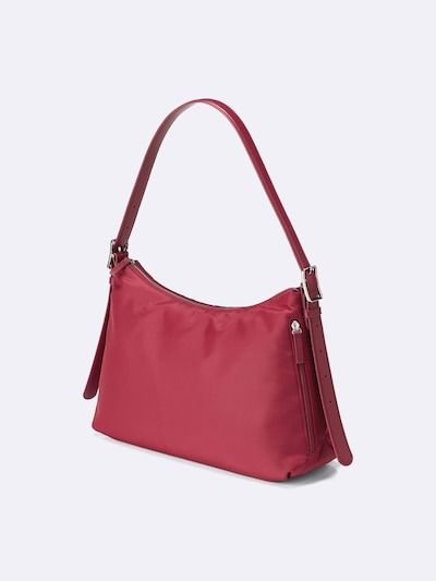 GU UNIQLO 2WAY Nylon Bag RED (Category: Cross-body Bags) located in Manila. Submitted by fleurnarcotik (Listing ID 1465399634, Image 1). Description: Size Height (Middle): 23cm, Width (Bottom): 36cm, Depth: 10cm, Shoulder Strap Length: 43~93cm, Approximate weight: 10oz Nylon fabric with a faux leather belt. Glossy nylon material for an elegant look Features metal buckles on both sides of the belt. Adjustable length means it can also be worn as a 