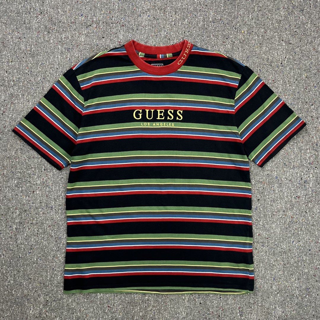 Guess Origináls Dýlan Sayer Striped Tee. (Category: Tshirts & Polo Shirts ) located in Zamboanga. Submitted by deconstrukt.fit (Listing ID 1465544993, Image 1). Description: Guess Origináls Dýlan Sayer Striped Tee. Tag size: Medium Measurement (inches) Shoulder: 19” Width: 21.5” Length: 27” Arm Sleeve: 9.5” Condition: 9.5/10 Color rate: 9.5/10 No issue +Shipping fee.