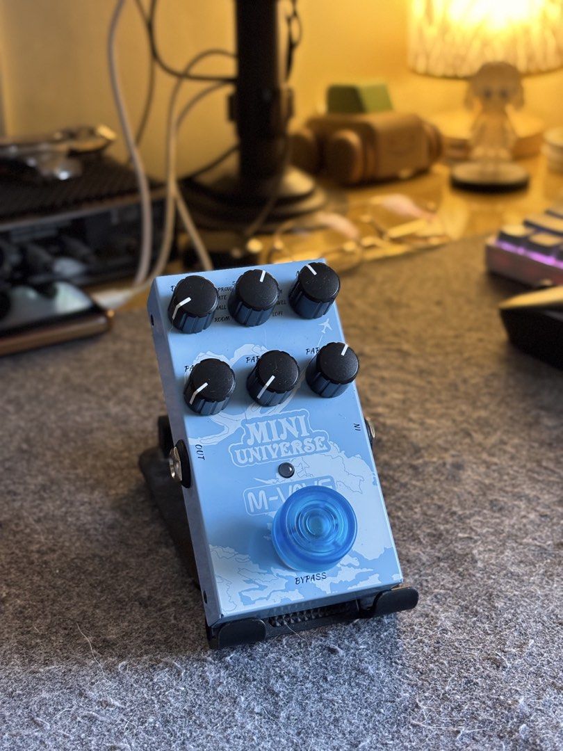 Guitar effect pedals (Category: Musical Instruments) located in Manila. Submitted by kirkyland (Listing ID 1465406566, Image 2). Description: Selling my guitar analog pedals. No issues sa lahat ng pedals at sa power supply. Included din yung mga cables nung sa power supply. Rfs: switching to multi effects. 🎛️ Joyo American sound ₱1k 🎛️ Joyo Crunch Distortion ₱1.3k 🎛️ Mooer Yellow Comp 1.2k 🎛️ Mvave mini universe ₱1k 🎛️ Mosky Power station ₱9