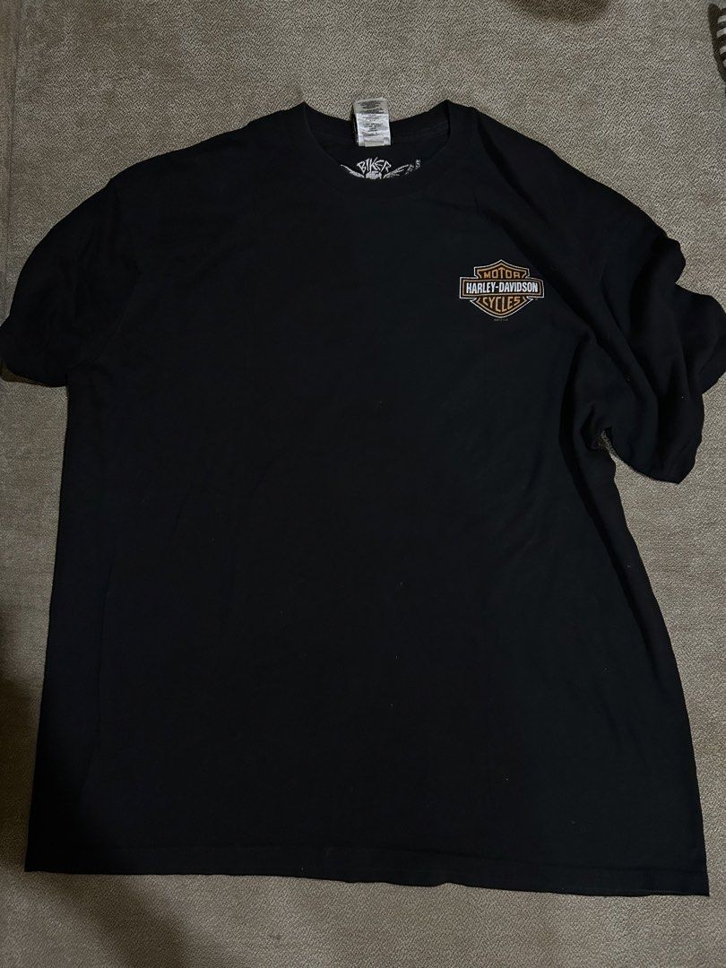 Harley Davidson Shirt (Category: Tshirts & Polo Shirts ) located in Aurora. Submitted by snoworiontwinkle_08 (Listing ID 1465453755, Image 1). Description: No issue Like new Dm me Ganda nito.