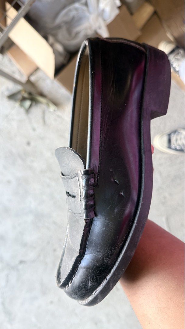 haruta loafers (Category: Dress Shoes) located in Daet. Submitted by thrift.trafficker (Listing ID 1465405250, Image 3). Description: - haruta loafer (used) - size 25 EEE (7 to 7.5 us men) - issues: needs cleaning, sole drag, at meron din 2 na mark na press hard object - mode payment: gcash, bdo - mode of shipping: j&t express (every saturday) - price is negotiable.