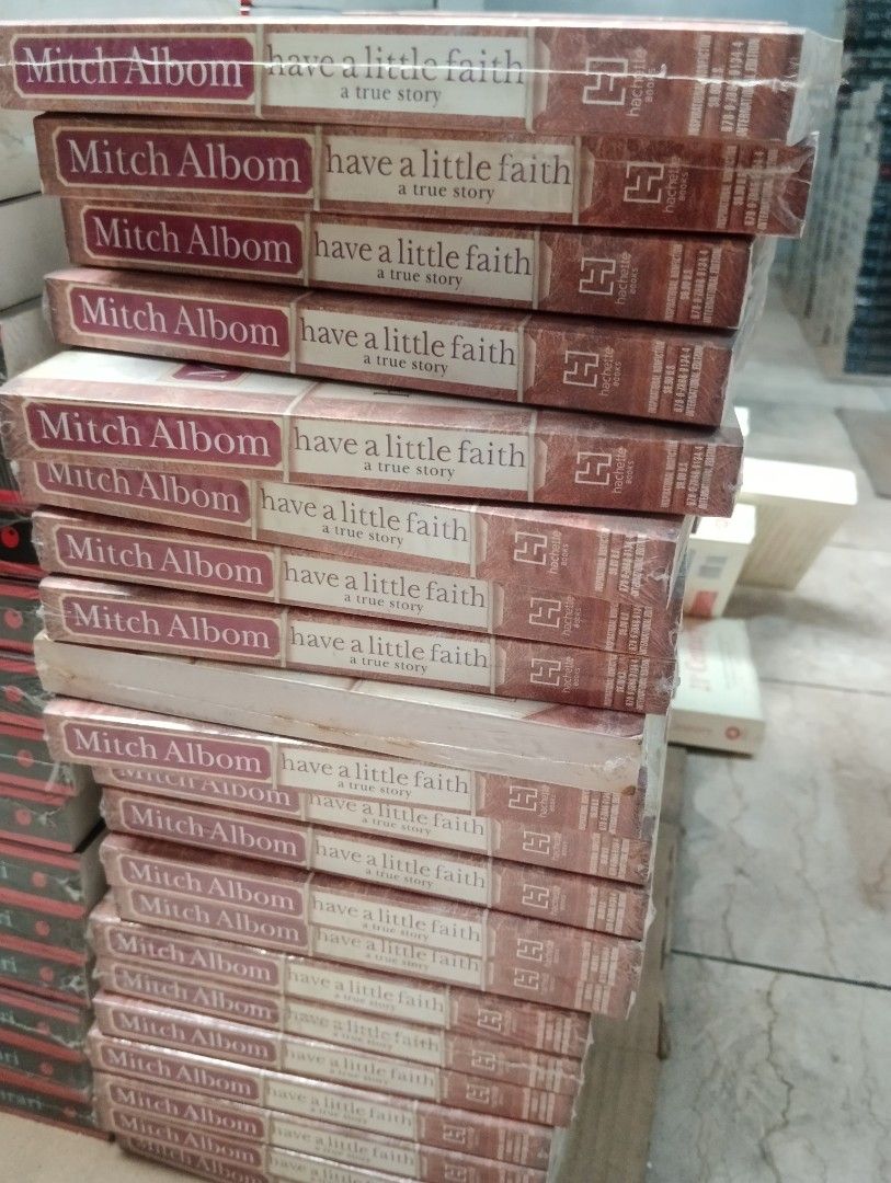 HAVE A LITTLE FAITH ( MMPB ) (Category: Storybooks) located in Manila. Submitted by _jeyeyo_ (Listing ID 1465492819, Image 3). Description: - Sealed with free bookmark - 100% Original - Condition may vary due storage include foxing, tanning, yellowing, etc. - Available in multiple copies DELIVERY : J&T and LALAMOVE LOCATION : QUEZON CITY.