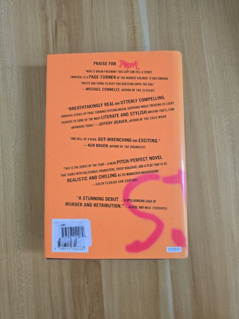(Hardcover) Stripped by Brian Freeman (Category: Storybooks) located in Trece Martires City. Submitted by closette.ph (Listing ID 1465408965, Image 2). Description: 💌 click photos to view full item 🌷Genre : Mystery / Thriller - rfs : apartment cleanout 🌸 - Hardback Edition, authentic copy - personal preloved books - has signs of usage - colors may vary due to lighting.