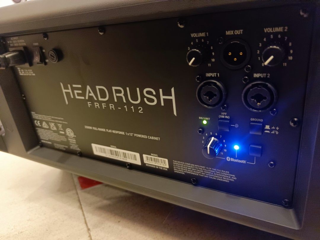 HEADRUSH FRFR 112 (Category: Soundbars, Speakers & Amplifiers) located in Manila. Submitted by shelian09 (Listing ID 1465432175, Image 3). Description: 2500 Watts FRFR Guitar Cabinet with Bluetooth.