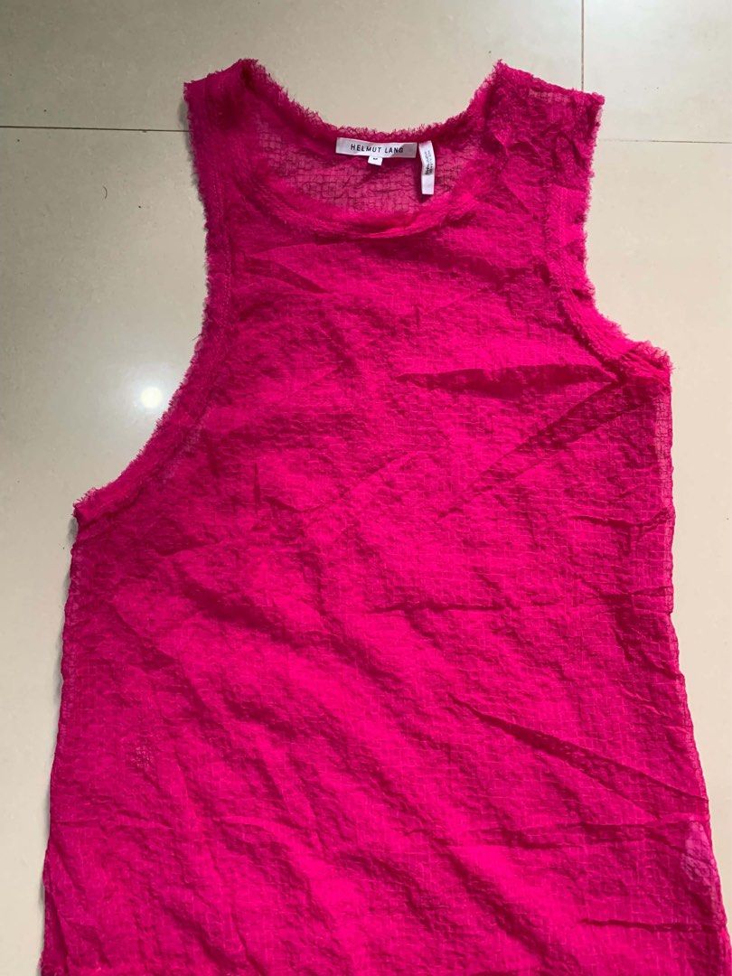 HELMUT LANG sleeveless (Category: Luxury Apparel) located in Molave. Submitted by mysticbird_38213e (Listing ID 1465459457, Image 2). Description: Good condition Ganda ng details Authentic Silk material .