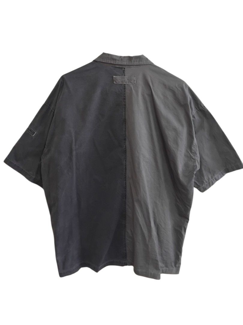Hisso HK Two Tone Acid Washed Oversized Work Shirt (Category: Tshirts & Polo Shirts ) located in Pasig City. Submitted by hustlexcurate (Listing ID 1465449020, Image 2). Description: Hisso HK Two Tone Acid Washed Oversized Work Shirt Size XL Dimensions: 24X29.