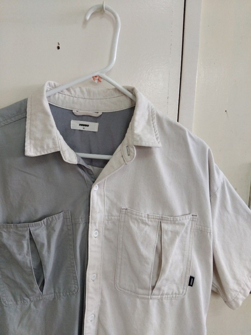 Hisso HK Two Tone Work Shirt (Category: Tshirts & Polo Shirts ) located in Pasig City. Submitted by hustlexcurate (Listing ID 1465449055, Image 3). Description: Hisso HK Two Tone Work Shirt Size LARGE Dimensions: 23X28.