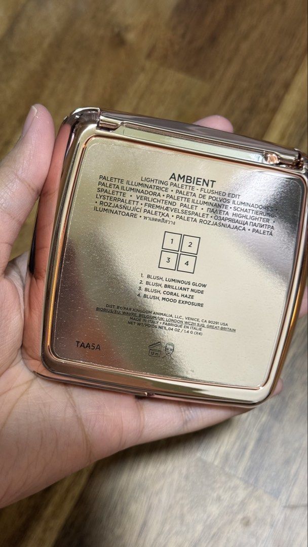 Hourglass Flushed Edit Palette (Category: Makeup) located in Pasig City. Submitted by djddmd (Listing ID 1465484222, Image 2). Description: 🤍 Flushed Edit - swatched on hand only Loc: Kapitolyo MOP: BPI, Gcash MOD: Grab, Lalamove **sf shouldered by buyer.