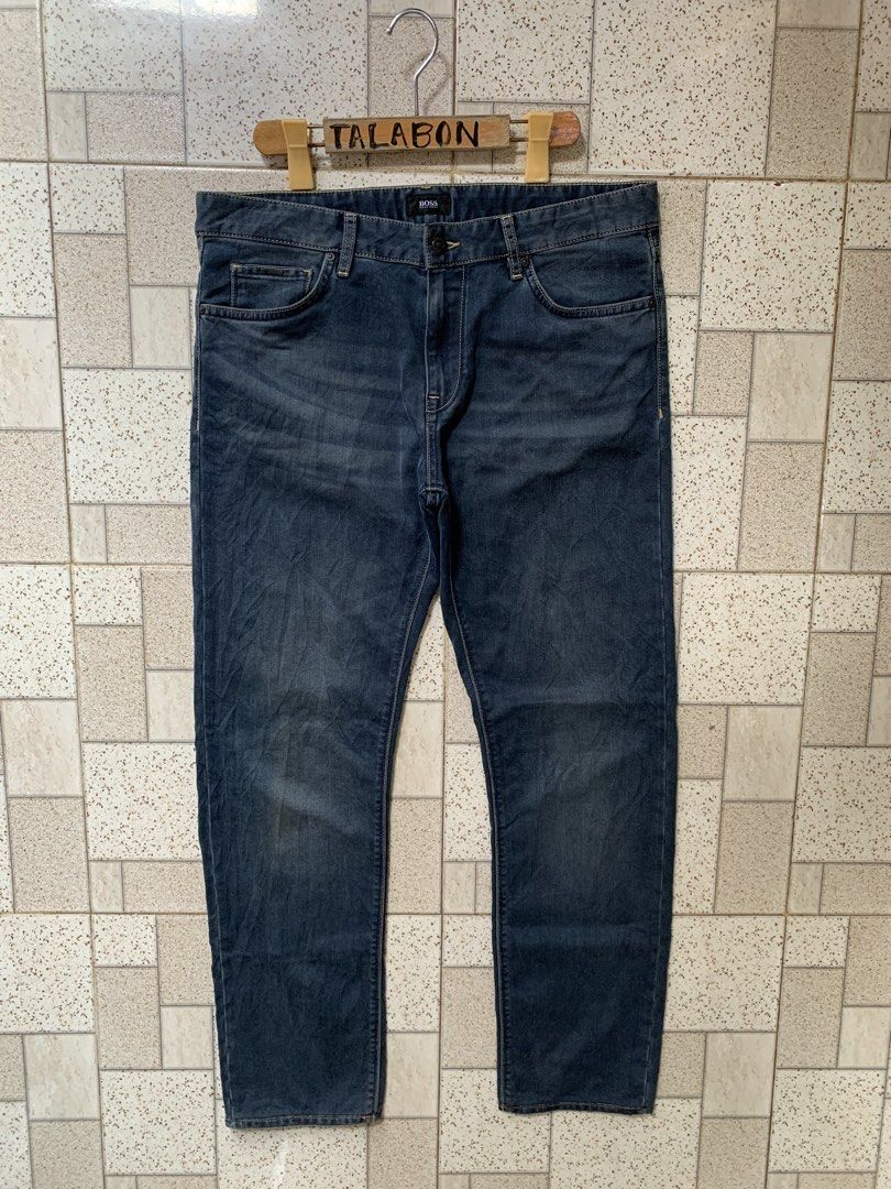 Hugo Boss (Category: Jeans) located in Bacolod City. Submitted by ocean_us (Listing ID 1465489807, Image 2). Description: Item: Hugo Boss ____________________________ Leather Patch Details: ▪️Size - 34/34 ▪️Actual - 34-35 x 41 ▪️Hem - 7 ▪️Professionally altered ▪️FREE SHIPPING FEE Pm, Thanks ✅We ship Nationwide via Jnt Express ✅We do video call for assurance 📍Bacolod City Negros Occidental.