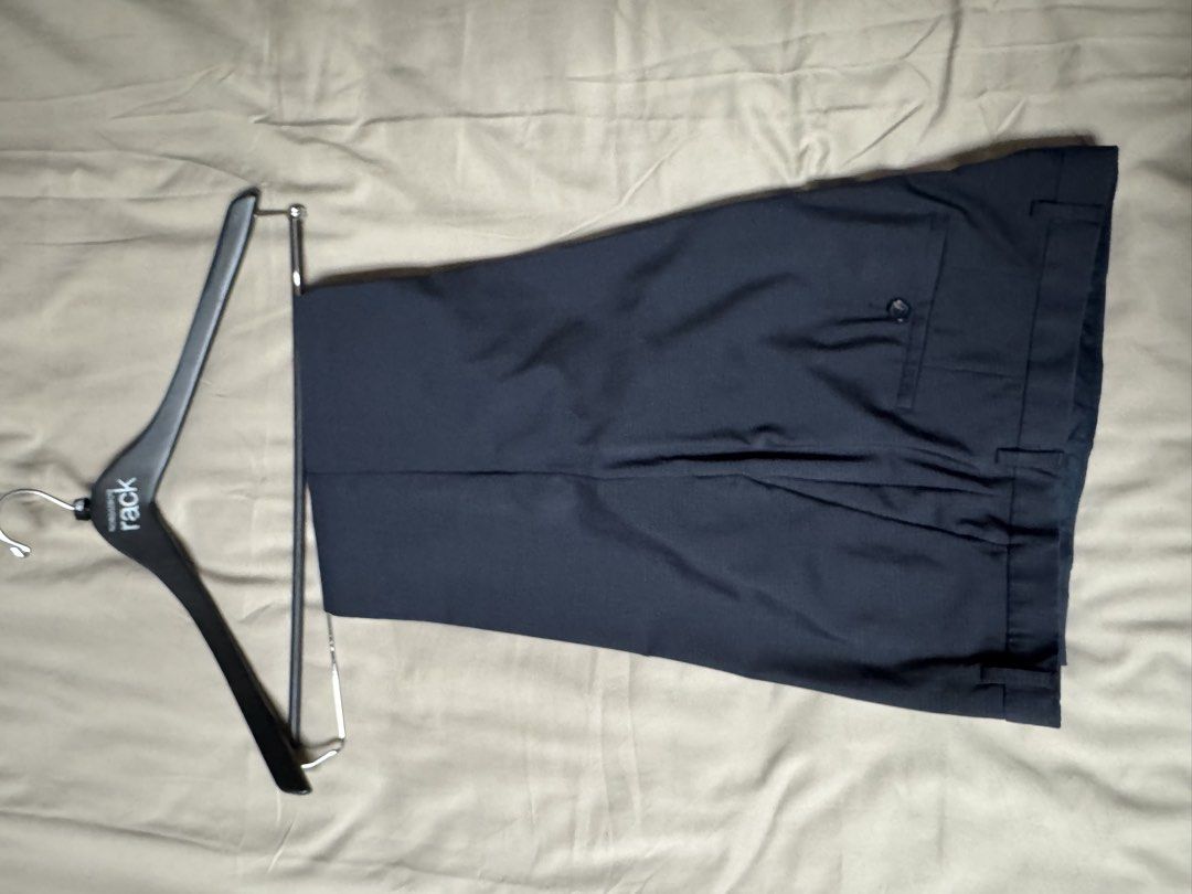 Hugo Boss Sharp1 US 34/R Trousers (Category: Trousers) located in Manila. Submitted by seangoart (Listing ID 1465521842, Image 1). Description: - Brand: Hugo Boss - Model: Sharp1 US - Size: 34/R - Color: Dark charcoal grey - Fit: Tailored fit - Features: Belt loops, buttoned rear pockets, inner waist grip lining - Condition: Clean interior labels attached, well-maintained - Ideal for: Formal events, business meetings, or smart-casual wear.
