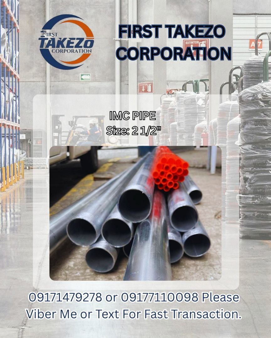 IMC PIPE Size: 21/2" (Category: Everything Else Others) located in Manila. Submitted by joeyroque09 (Listing ID 1465451351, Image 1). Description: IMC PIPE Size: 21/2".