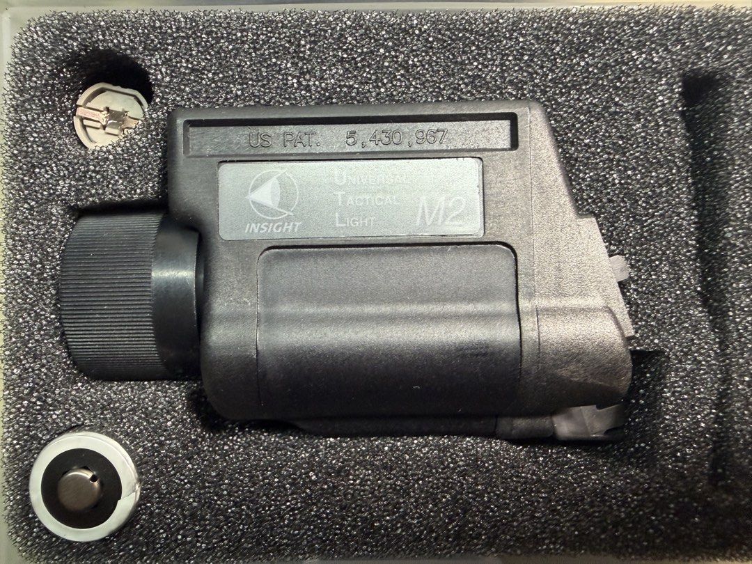 Insight Technology M2 UTL Universal Tactical Light (Category: Lighting) located in Makati City. Submitted by grandfox.ac2878 (Listing ID 1465384194, Image 3). Description: Insight Technology M2 UTL Universal Tactical Light for Heckler and Koch USP and USP Compact pistols. 90+ lumens white light output, polymer chemical resistant body, standard 6-volt system. Includes original storage case, operator manual, and original retail box..