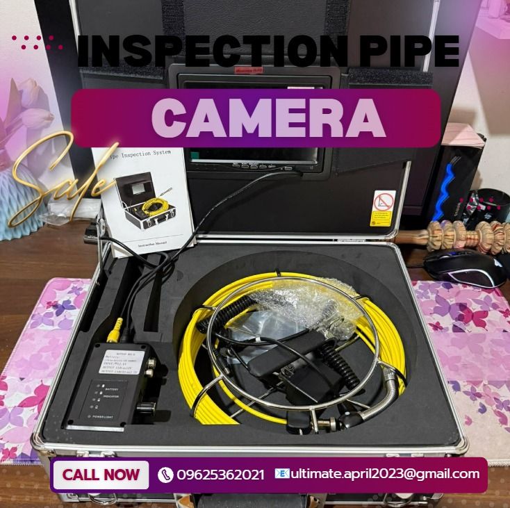 Inspection Pipe Camera WP70B For Sale (Category: Other Home Appliances) located in Caloocan City. Submitted by coolstorm-71de73 (Listing ID 1465461052, Image 1). Description: ✅ Big discount for orders ✅ 100% LEGIT TRUSTED SUPPLIER! ✅ With Complete Legal Documents ✅ BIR Registered Name :7 inch 17MM pipe camera Product Type: WP70B Product Introduction: 1.7 inches display,OSD menu 2.hd stainless steel camera with night vision 6 high light LED,bright