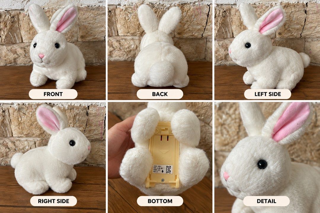 interactive electronic plush bunny toy (Category: Plushies & Soft Toys) located in San Fernando. Submitted by dntjapansurpluselyu (Listing ID 1465483705, Image 1). Description: .