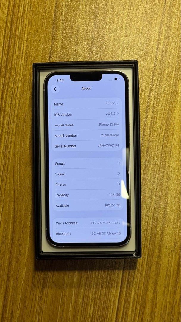 Iphone 13 Pro - 128GB (Category: iPhone 13 Series) located in Arayat. Submitted by cap.jj (Listing ID 1465475459, Image 2). Description: - Model: Apple iPhone 13 Pro - Storage: 128GB - Color: Silver - Battery Health: 100% - No History of Repair - Openline - Factory Unlock - 1 Month palang Nabili Issue: Minimal Srcatches due to hard plastic case pero overall, sobrang kinis and smooth. PM IF INTERESTED Nego yan pag sure buyer - Meetup Location: SM 