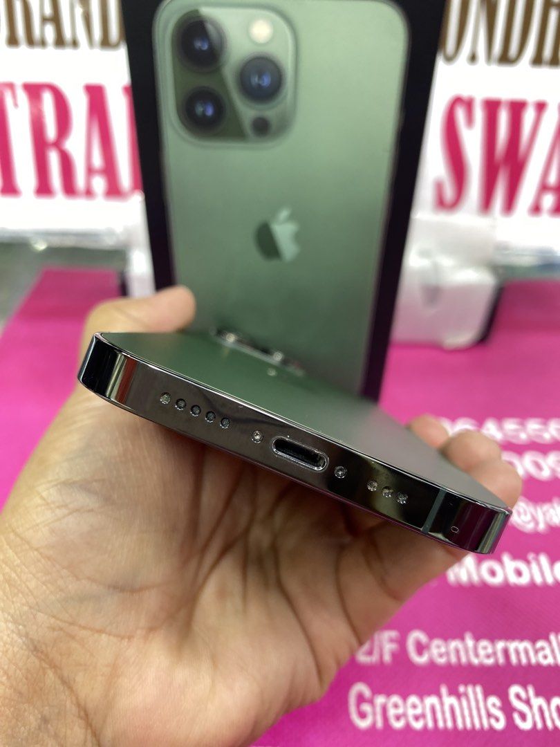 Iphone 13pro(smartlocked) (Category: iPhone 13 Series) located in San Juan City. Submitted by amyjoysementilla.10 (Listing ID 1465424486, Image 2). Description: iPhone 13pro 128gb Secondhand original Smartlocked 98% Battery Health NTC approved Unli check Unli reset No apple ID No hidden issue No history of repair With same serial box with Charger & clear case Cash on delivery with our Personal Rider around Metro Manila with SAME DAY DELIVERY. Ple