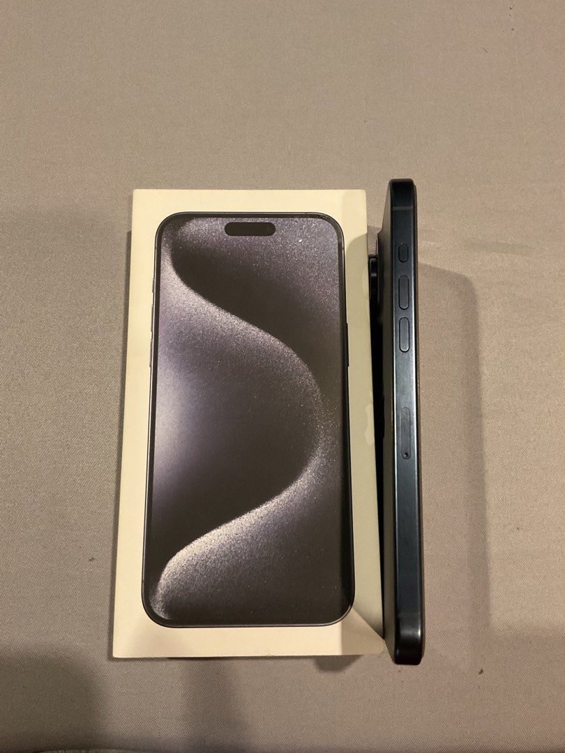 iPhone 15 Pro Max (Category: iPhone 15 Series) located in Paranaque City. Submitted by roschhh (Listing ID 1465429514, Image 3). Description: iPhone 15 Pro Max Titanium Blue - Openline - 87% Battery Health 456 CC - 9.5/10 Cosmetics - No dents/scratches - Issue: Only issue is physical sim can’t be detected, esim 100% working - Complete with box and charger - Never been opened/repaired - With free cases worth 5k .