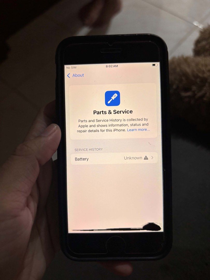 Iphone Se (Category: iPhone SE Series) located in Manila. Submitted by excarletlation (Listing ID 1465500817, Image 3). Description: iphone SE 2nd Gen • 64GB Storage • iOS 18.1.1 • Working Touch ID & Home Button Issue: • LCD/screen has a black spot at the bottom • battery has been replaced.