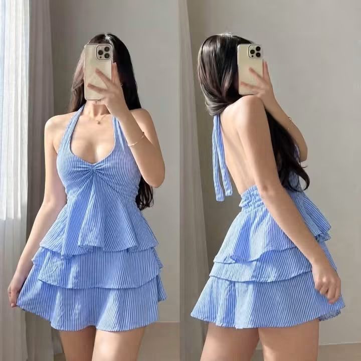 ISLA STRIPES TOP AND SKIRT TERNO (Category: Sets or Coordinates) located in Cainta. Submitted by agirlnamedkatkatII (Listing ID 1465413885, Image 3). Description: ISLA STRIPES TOP AND SKIRT TERNO P290.00 FREESIZE CAN FIT FROM SMALL-SEMI LARGE FABRIC: CREPE FABRIC NOTE: PLEASE PROVIDE 2ND AND 3RD COLOR OPTIONS.